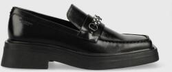 Vagabond Shoemakers mocasini de piele EYRA femei, culoarea negru, cu toc plat, 5550.001. 20 PPYX-OBD0DH_99X