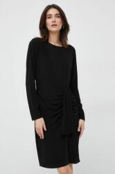 DKNY rochie culoarea negru, mini, mulata PPYX-SUD01H_99X