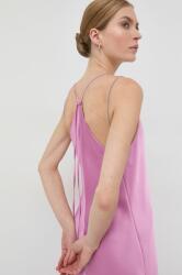 HUGO BOSS rochie culoarea roz, maxi, drept PPYX-SUD066_30X