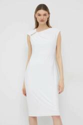 Ralph Lauren rochie culoarea alb, mini, mulata PPYX-SUD0EE_00X