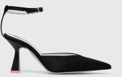 Chiara Ferragni pantofi cu toc CF3142_001 culoarea negru, CF DECOLLETE PPYX-OBD1O4_99X