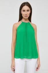 Michael Kors bluza femei, culoarea verde, neted PPYX-TSD0E1_77X