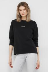Calvin Klein bluza femei, culoarea negru, neted PPYX-BLD00B_99X