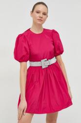 REDValentino rochie culoarea roz, mini, evazati PPYX-SUD0RM_42X