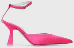 Chiara Ferragni pantofi cu toc CF3142_012 culoarea roz, CF DECOLLETE PPYX-OBD1O5_43X