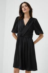 DKNY rochie culoarea negru, mini, evazati PPYX-SUD01E_99X