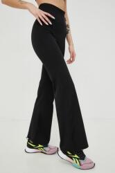 DKNY pantaloni femei, culoarea negru, neted PPYX-LGD004_99X