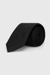 Hugo cravată de mătase culoarea negru 50468199 PPYY-AKM03B_99X