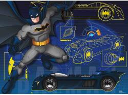 Ravensburger Puzzle Batman Cu Masina, 100 Piese - RVSPC13262 (RVSPC13262)