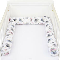 MT MTT Henger rácsvédő - Rózsaszín és bézs kaméleonok - babylion