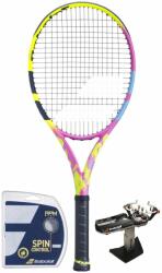 Babolat Rachetă tenis "Babolat Pure Aero RAFA Origin - yellow/pink/blue + racordaje + servicii racordare