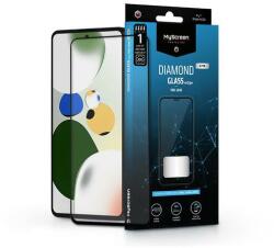 LA-2309 Xiaomi Poco X5 Pro edzett üveg képernyővédő fólia - Myscreen protector diamond glass Lite Edge2.5D fekete (LA-2309)