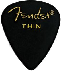 Fender 1980351106 - Classic Celluloid, Black, 351 Shape, Thin, 144 Count - FEN506