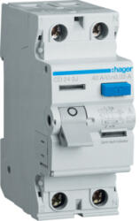 Hager FI-relé 2P, 40A, 30mA, A (CD240J) (CD240J)