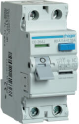 Hager FI-relé 2P, 63A, 30mA, AC (CD264J) (CD264J)
