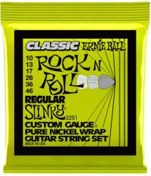 Ernie Ball P02251 - Regular Slinky Classic Rock n Roll Pure Nickel Wrap Electric Guitar Strings 10-46 Gauge - U495U