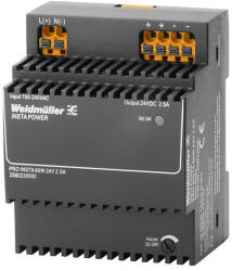 Weidmüller WEIDMÜLLER PRO INSTA Tápegység Moduláris 24V 60W 2, 5A (2580230000) (2580230000)