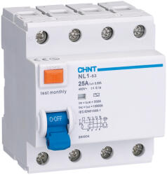 CHINT Fi-relé 4P 40A 30mA AC (NL1-63-440/30) (CH-972195)