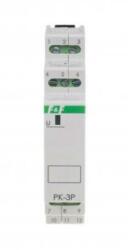 F&F PK-3P/230 Moduláris relé, 8A, 230VAC, 3C/O (PK-3P-230V) (PK-3P-230V)