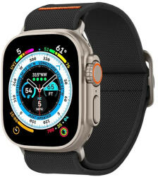 Spigen Lite Fit Ultra Apple Watch 49/45/44/42mm szövet szíj, fekete (AMP05983) - redmobilshop