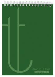  Blocnotes cu spira, Trendy Green, A4, matematica, 80 file (CI780036)