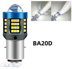 Ba20d H6 H4 6000K LED motorkerékpár fényszóró izzó Hi / lo motorkerékpár fényszóró