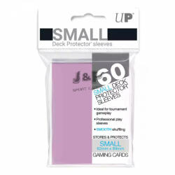 Ultra PRO Small Sleeves GLOSSY, fényes 62x89mm kártyavédő fólia "bugyi" csomag (60db/csomag) - Rózsaszín
