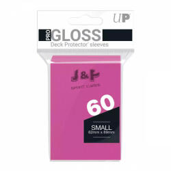 Ultra PRO Small Sleeves GLOSSY, fényes 62x89mm kártyavédő fólia "bugyi" csomag (60db/csomag) - Világos Rózsaszín