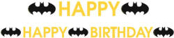  Batman City Happy Birthday felirat 180 cm (DPA9915094)
