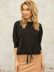  Bluza dama supradimensionata negru