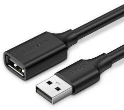 UGREEN Extensie cablu USB 2.0 Mama la USB 2.0 Tata. Cablu Prelungitor USB, 1m, Negru (6957303813148)