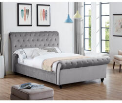  Pat Silver 140x200 cm Tapitat Catifea Crem Somiera Inclusa (C9-2103)