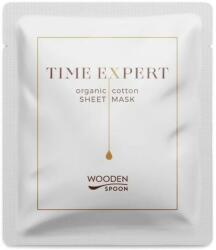 Wooden Spoon Mască de față - Wooden Spoon Time Expert Organic Cotton Sheet Mask 15 g