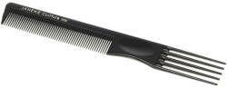 Janeke Pieptene de păr cu furculiță, 20, 5 cm, negru - Janeke Professional Comb With Picks