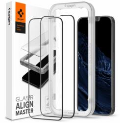 Spigen Folie pentru iPhone 13 Pro Max / 14 Plus (set 2) - Spigen Glass. TR Align Master - Black (KF237766)