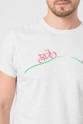 PEGAS Tricou Casual Biciclete Familie Barbati Light Grey-s (ps2122-00-1-bf-s)