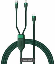Baseus Cablu de Date Type-C la Type-C, Lightning 100W, 1.2m - Baseus Flash Series (CA1T2-F06) - Green (KF239157)