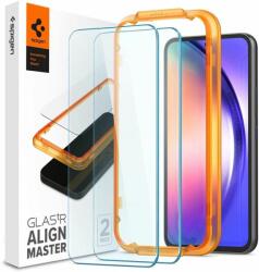 Spigen Folie pentru Samsung Galaxy A54 (set 2) - Spigen Glass. TR Align Master - Clear (KF2312698)