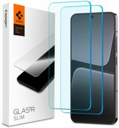 Spigen Folie pentru Xiaomi 13 (set 2) - Spigen Glas. tR Slim - Clear (KF2312589) - Technodepo