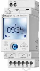 FINDER Ceas programabil digital cu orar saptamanal tehnologie NFC alimentare 230VC. A. 2CO 16 A Finder 12.62. 8.230. 0000 (12.62.8.230.0000)
