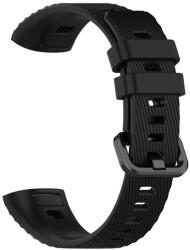 gigapack Huawei Band 4 Pro pótszíj (egyedi méret, szilikon, állítható) fekete (GP-94775)