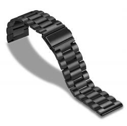 gigapack pótszíj (univerzális, 22 mm, rozsdamentes acél, állítható) fekete (GP-85751)