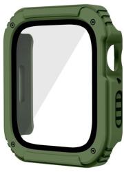 gigapack Apple Watch Series 2 42mm műanyag keret (bumper, ütésálló + kijelzővédő üveg) zöld (GP-125018)
