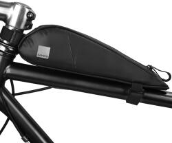  Biciklitáska / kerékpártáska cipzárral 0.6L fekete (SAHOO 122052)