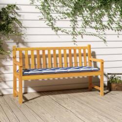 vidaXL Pernă de bancă dungi albastre și albe 180x50x7 cm textil oxford (361633)