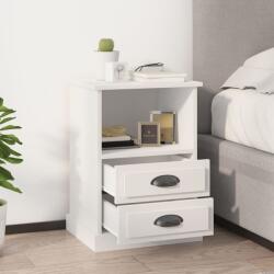 vidaXL Noptiere, 2 buc. , alb, 43x36x60 cm (816329)