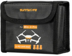 SUNNYLiFE DJI Mini 2, 4K, 3, 4 Pro akkumulátor Safe Bag (tűzálló akkumulátor tároló tasak, 3 darabos)