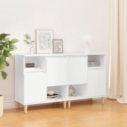 vidaXL Servante, 2 buc, alb, 60x35x70 cm, lemn prelucrat (3185719) Comoda