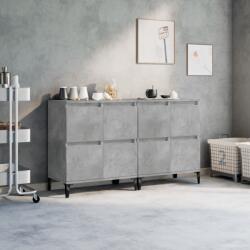 vidaXL Servante, 2 buc, gri beton, 60x35x70 cm, lemn prelucrat (3185763) Comoda