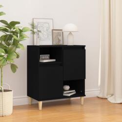 vidaXL Servantă, negru, 60x35x70 cm, lemn prelucrat (821141) Comoda